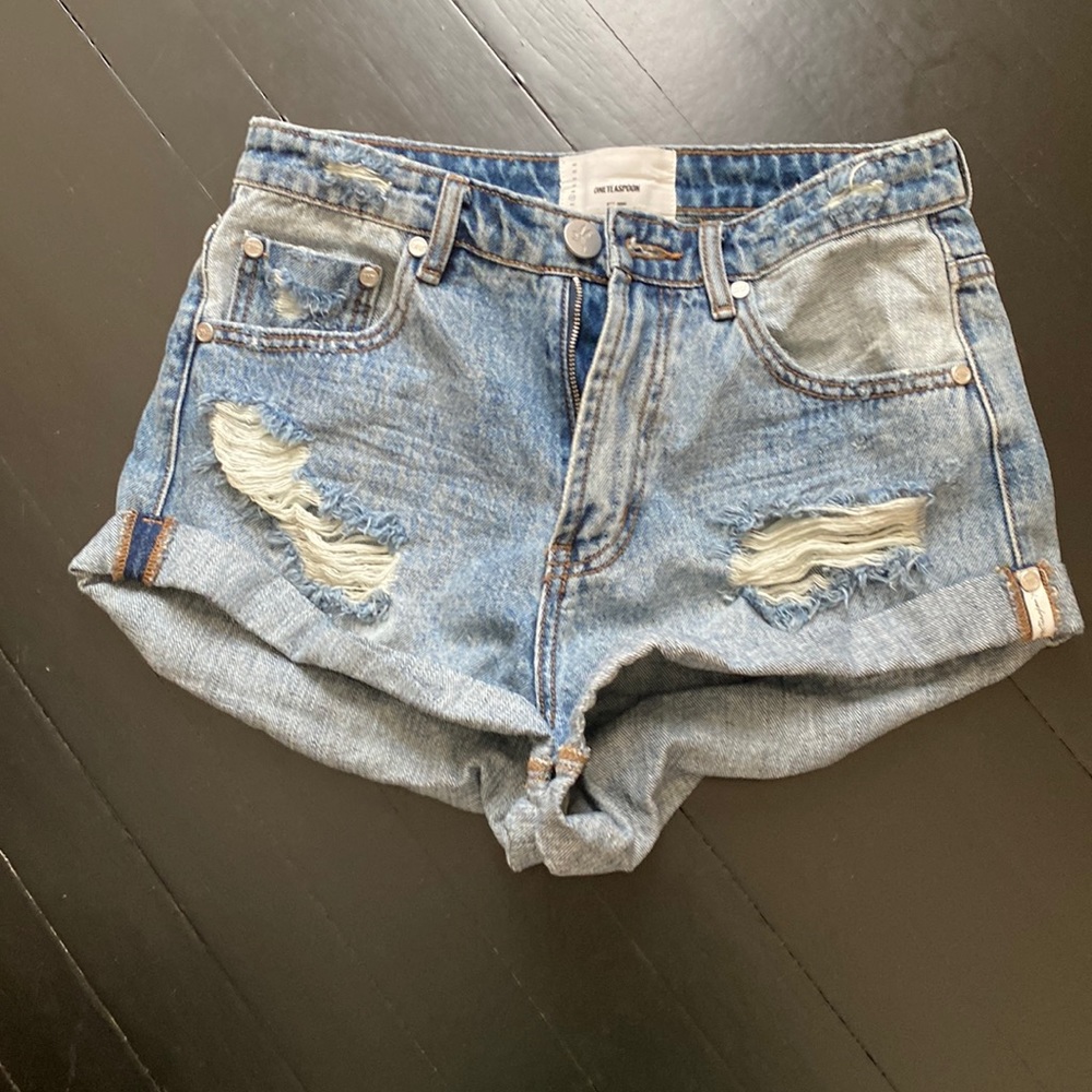 NWOT One Teaspoon Mid Waist Bandits size 27!